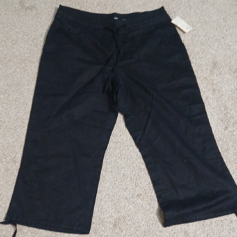 H&M Black Wide-Leg Pants